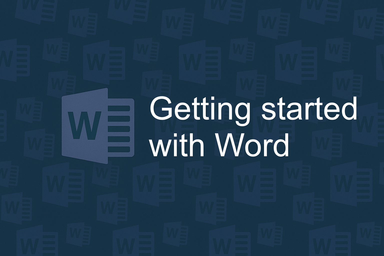 Getting started with Word thumbnail